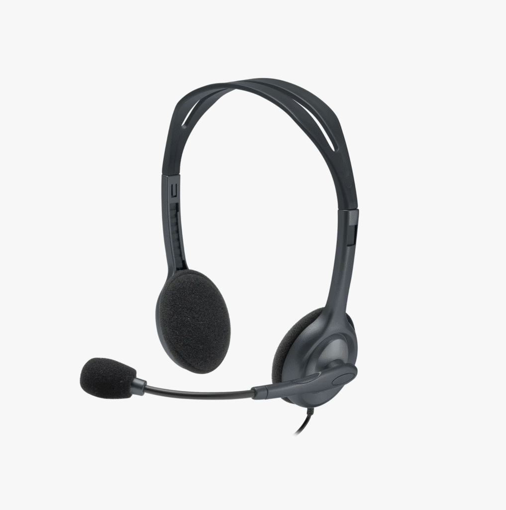 Logitech H111 Stereo Headset | 3.5mm Jack | Lightweight & Multi-Device Compatible