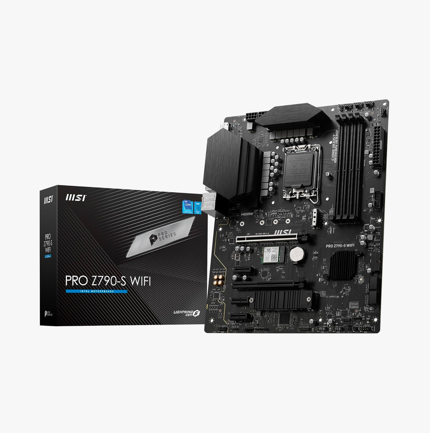 MSI PRO Z790-S WIFI Gen5 Motherboard | Intel 14th/13th/12th Gen | DDR5 | PCIe 5.0