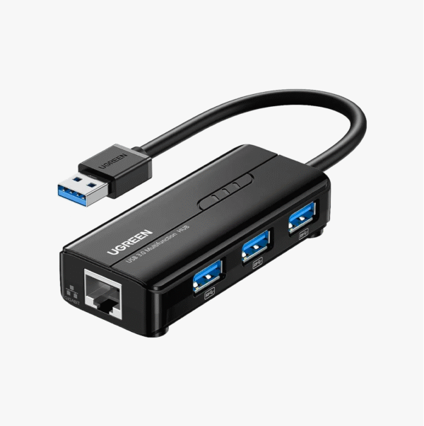 UGREEN USB 3.0 Hub with Gigabit Ethernet Adapter – Model 20265 UGREEN USB 3.0 Hub with Gigabit Ethernet Adapter – Model 20265