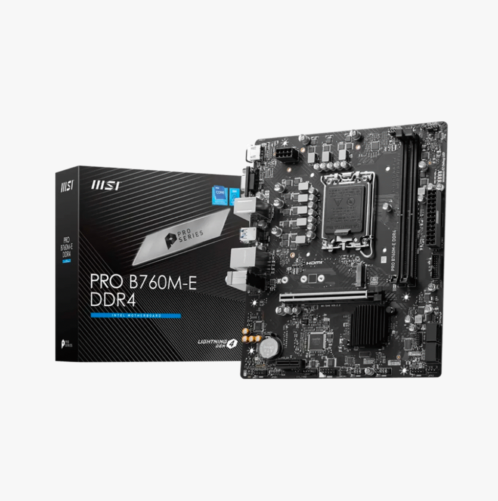 MSI PRO B760M-E DDR4 | Intel 14th/13th/12th Gen | mATX Motherboard