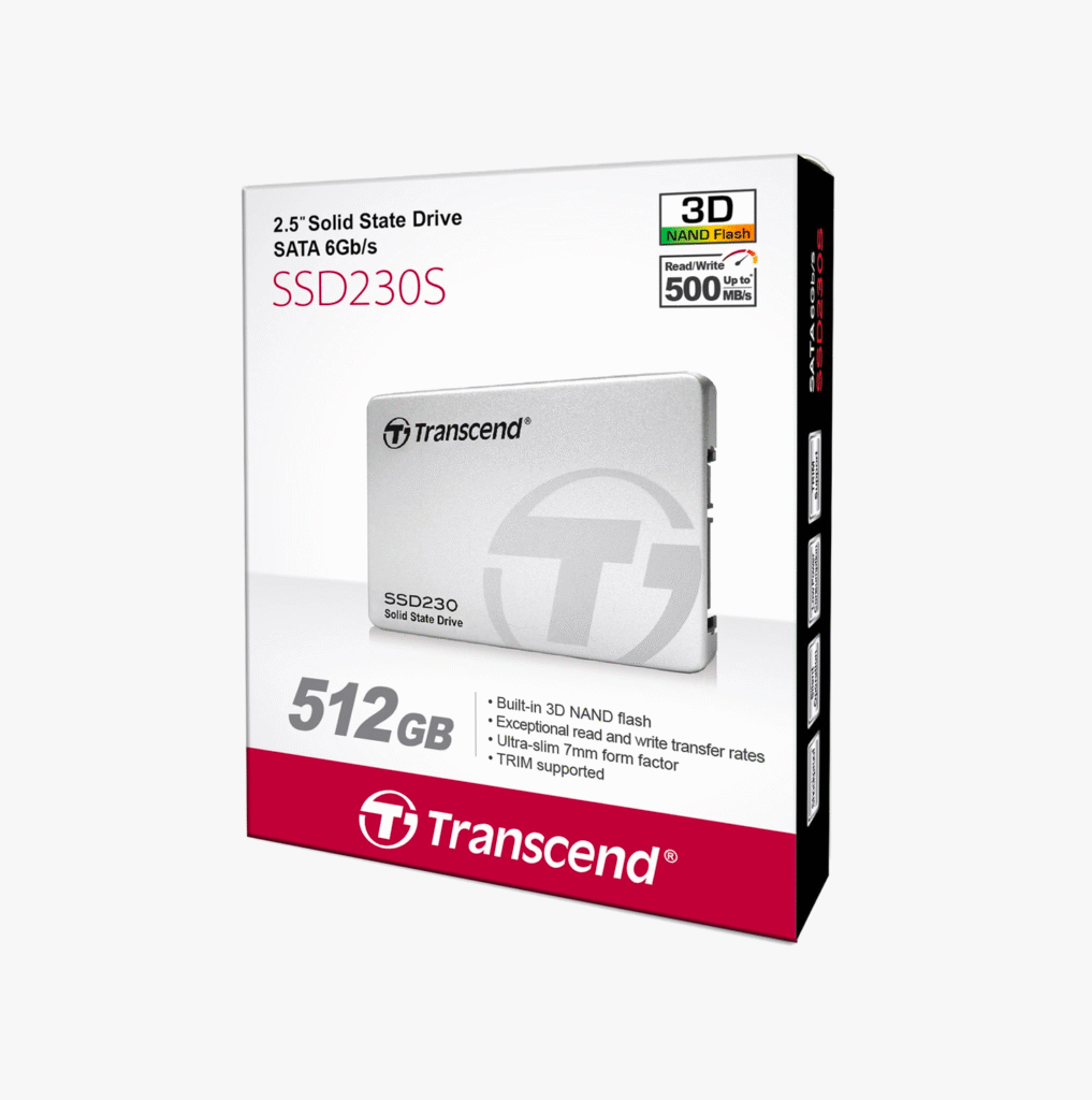 Transcend SSD230 512GB SATA III 2.5″ Internal SSD