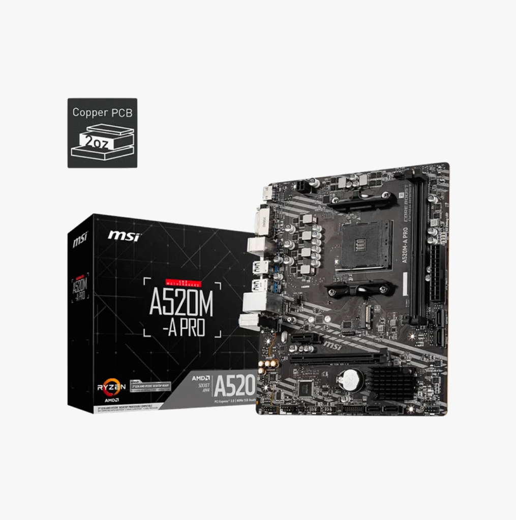 MSI A520M-A PRO Motherboard | AMD A520 Chipset