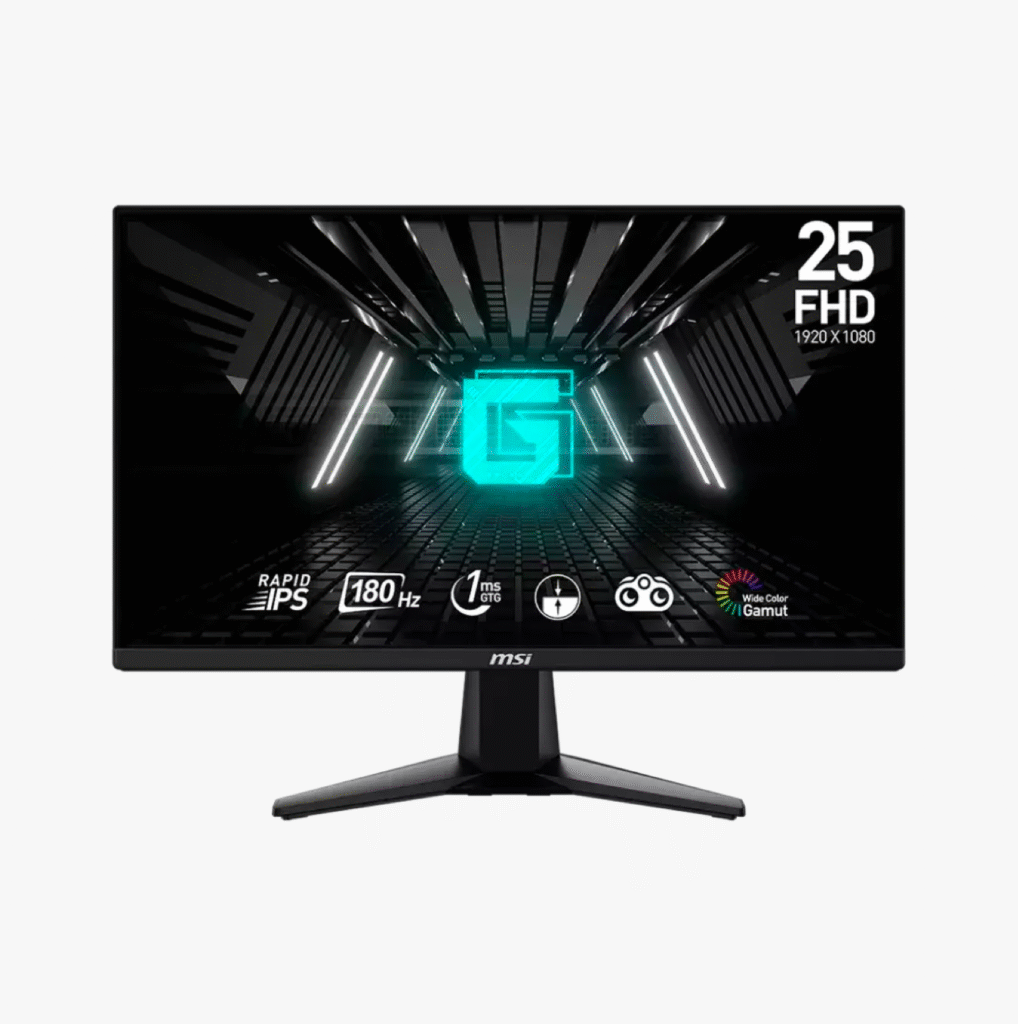 MSI G255F 24.5″ FHD Gaming Monitor | 180Hz Rapid IPS | 1ms | FreeSync