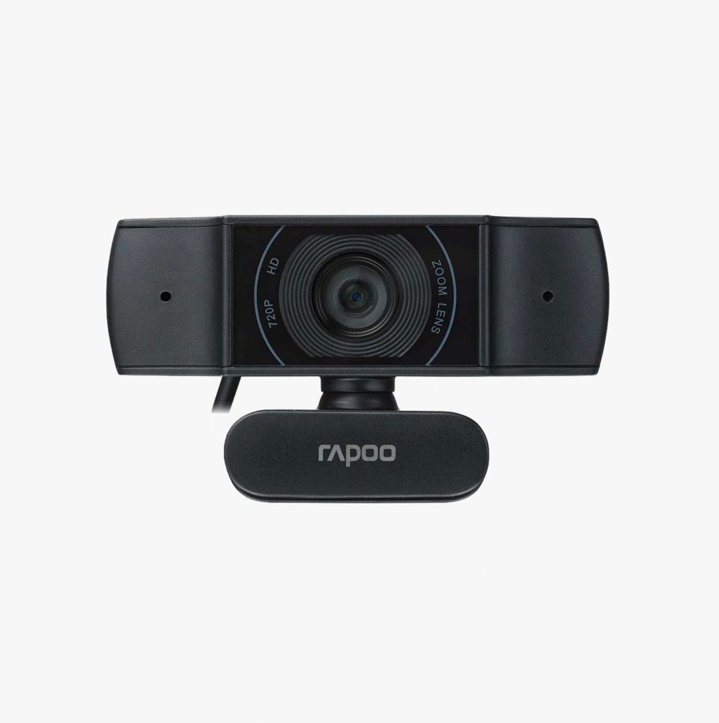 Rapoo C200 720p HD USB Webcam with Wide-Angle Lens & Built-in Mic