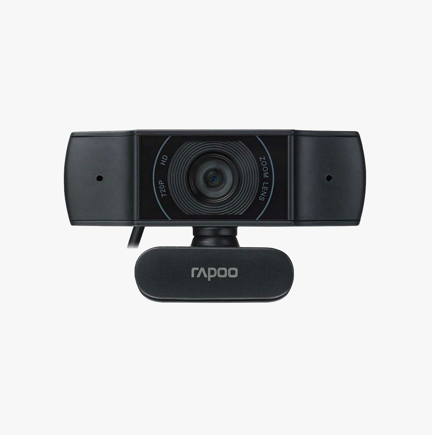 Rapoo C200 720p HD USB Webcam with Wide-Angle Lens & Built-in Mic